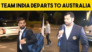 Team India departs to Australia | Team India off to Australia | Indian Team leave for World Cup 2022