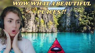 Foreigner reacts to TOP 10 BEAUTIFUL places to visit in the WORLD 🌎😍