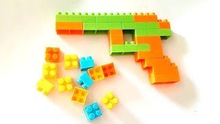 lego how to make revolver gun with kids blocks