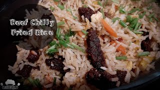 Beef Chilly Fried Rice | Learn to Fried Rice in 4 minutes | Easy Recipe