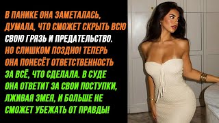 В панике заметалась, думала скрыть свою грязь?! Поздно! Теперь ответишь за всё в суде, лживая змея!