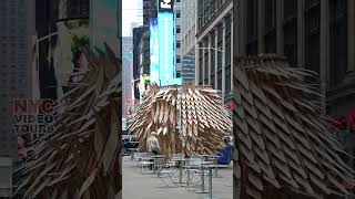 The "Living Lantern" art installation in the Garment District #Shorts