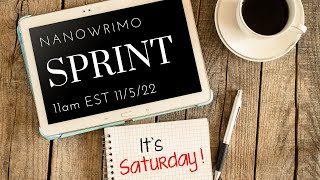 First Saturday Sprint of NaNoWriMo 2022