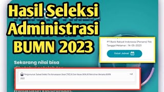 Hasil Seleksi Administrasi BUMN 2023 Batch 1