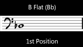 Learn to play Bb on trombone