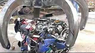 Motorcycles being crushed by Doncaster Council & South Yorkshire Police