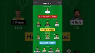 AUS vs AFG today dream11 prediction team || Australia vs Afghanistan || #trending #viral