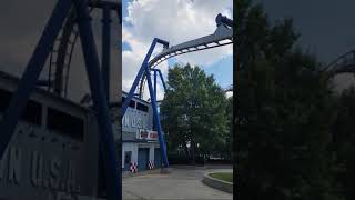 This Inverted Coaster in INTENSE!! Afterburn at Carowinds in Charlotte, North Carolina!