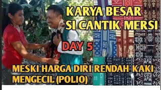 MINDER Karena KAKINYA MAKIN KECIL POLIO | tapi PUNYA KARYA BESAR | TENUN NTT