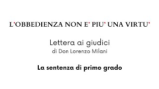 La sentenza di primo grado - 15 febbraio 1966