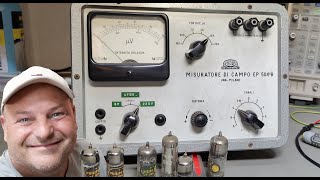 Misuratore di campo EP504B Field Measurement 1960 test teardown