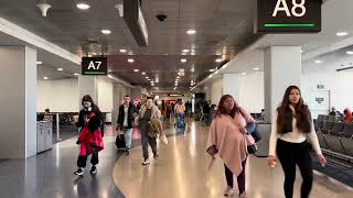 (LAS) Las Vegas, NV. Terminal 1 Concourse A Gates Walk Through (01/31/2024)