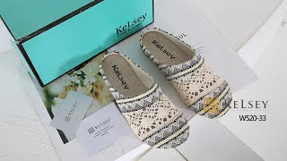 ORIGINAL KELSEY RENATA SLIDES ON LOAFERS W520-33