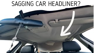 THE PROCESS IN FIXING A SAGGING HEADLINER [Holden VE VF Commodore Wagon]