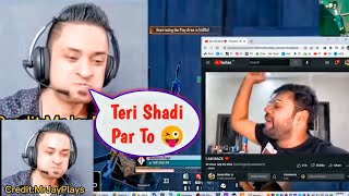 @MrJayPlays Funny Reaction😜 On Duckybhai New Vlog😜