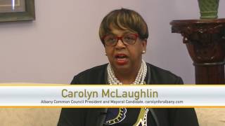 Carolyn McLaughlin, Albany Common Council President and Mayoral Candidate on #SCENETV