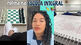 rotina de uma estudante em uma ESCOLA INTEGRAL 📚🎲 (25/10/2022)