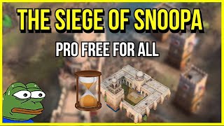 AOE4 | Pro Player MegaRandom Free For All | The Siege of Snoopa (Snoopa POV)