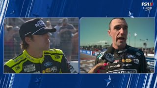 AUSTIN CINDRIC RYAN BLANEY POSTRACE INTERVIEW - 2024 ENJOY ILLINOIS 300 NASCAR AT GATEWAY