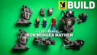 🧱 LEGO Marvel BUILD | 76190 Iron Monger Mayhem ASMR Satisfying Snap