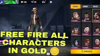 How To Get All Character In 100 Gold Free Fire || Gold Se All Character || Free All Character ||