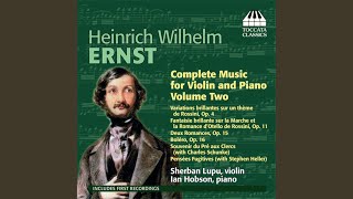 Fantaisie Brillante sur la Marche et la Romance d'Otello de Rossini, Op. 11 (version for violin...