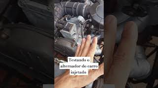 Testando alternador do carro injetado #fiat #fiat147 #mechanic #shorts