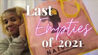 Last Empties of 2021 | Products I Used Up | I'm Getting Through the Stash!