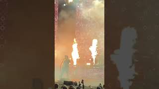 CRAZY PYRO MISTAKE ALMOST BURNS STAGE DOWN!