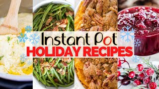 4 FAST & EASY Instant Pot Holiday Dishes🎄🦃❄