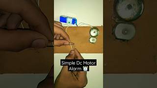 Motor Alarm ⏰🚨 || No Buzzer Alarm😲#viral #dcmotor #motor #alarm