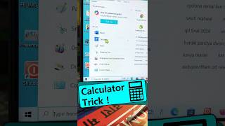 💡windows calculator tips #shorts #computertricks #ytshorts #calculator