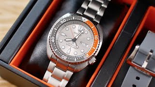 Seiko "Dawn Grey" Turtle SRPD01K1 Unboxing & First Impressions!