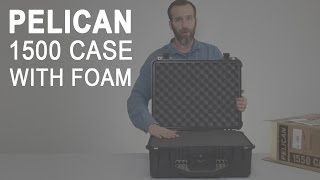 Pelican 1500 Case with Foam, Black  (Camera, Gun, Equipment Case)