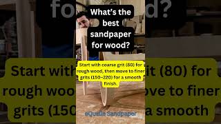 What is the best sandpaper for wood? #diy #home