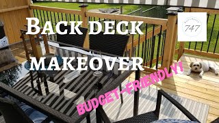 Back Deck (Budget) Makeover - Part Two