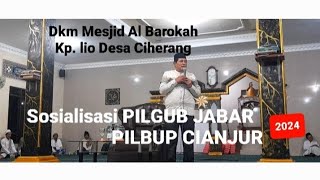 Sambutan Bapak Kades Ciherang Karangtengah Cianjur, Maulid Nabi, Dkm Al Barokah Kp. Lio.