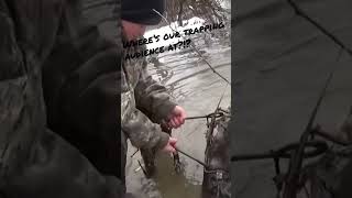 Where’s our trapping audience at? Beaver trapping video drops TONIGHT!! #trapping #shorts