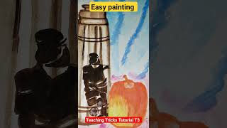 Easy Painting ideas। #viral #shortsfeed #shortsvideo #youtubeshorts #trendingshorts #shorts #short