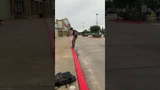 Literally just a 5050 on a red curb  at TJ Max cause I’m an old man #skateboarding