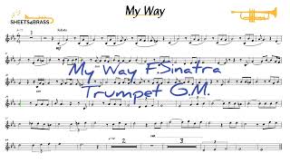 My way F.Sinatra Trumpet G.M.