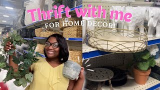 COME THRIFT WITH ME FOR HOME DECOR | *HUGE* thrift haul on a budget & TJ MAXX home decor finds