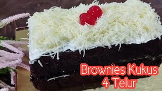 BROWNIES KUKUS COKLAT 4 TELUR