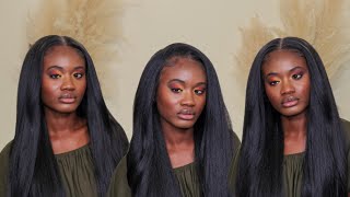 Outre Human Hair Blend 360 13x6 HD Lace Frontal Wig Sunniva | BlackHairSpray