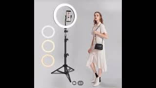 Tripod Stand 7feet & Holder +26CM Ring Light & Bluetooth Remote Shutter #makeup #darazshop