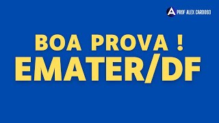 Desejo a todos uma excelente prova I EMATER DF