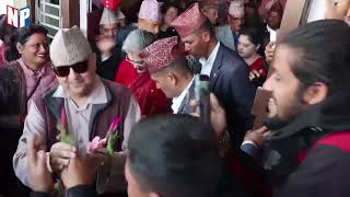 पूर्व राजा ज्ञानेन्द्र शाह लाइ चितवनमा भव्य स्वागत | Gyanendra Shah in Chitwan district