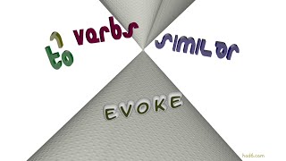 evoke - 8 verbs with the meaning of evoke (sentence examples)