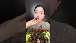 Nay e có bươu luộc ạ #mukbang #ocbuou #amthuc #cooking #childhood #mukbangvietnamese #eating #shorts