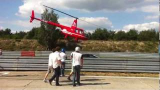 Helicopter vs Ferrari 458 Italia drag race